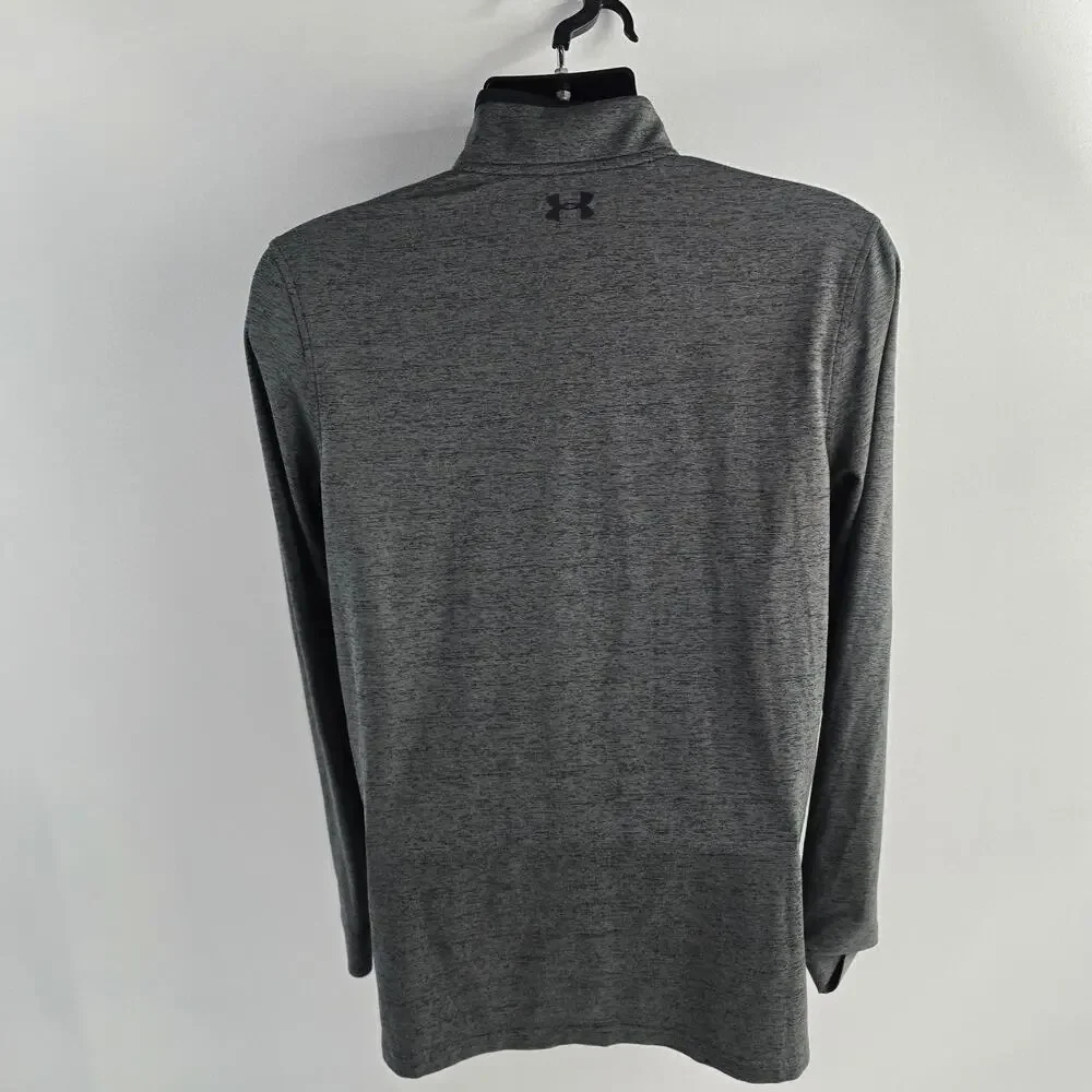 Under Armour UA golf 1/4 zip pullover sweater lightweight‎ gray M mens 6447